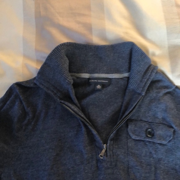 1/4 zip sweater w/ pocket - Picture 5 of 6